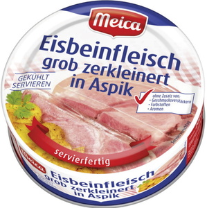 Meica Eisbeinfleisch grob zerkleinert in Aspik 200G