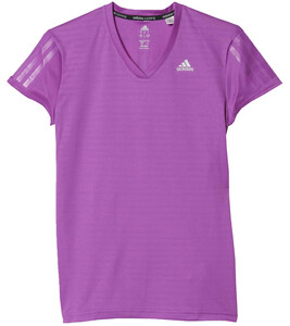 adidas Response T-Shirt rasantes Damen Lauf-Shirt mit ClimaLite Pink