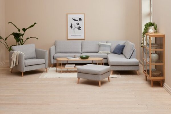 Bild 3 von Pouf AARHUS 68x60 hellgrau