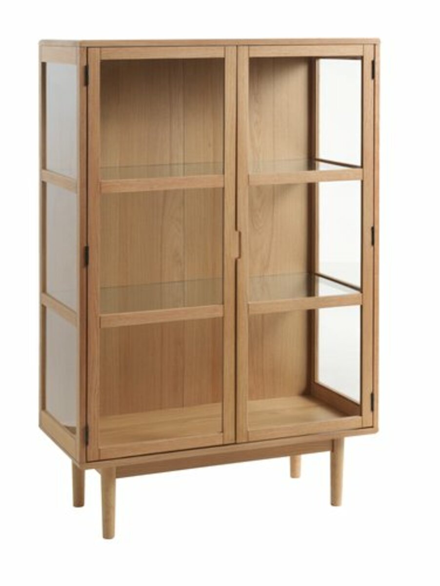 Bild 1 von Vitrine LANGELINIE 2 Türen eiche