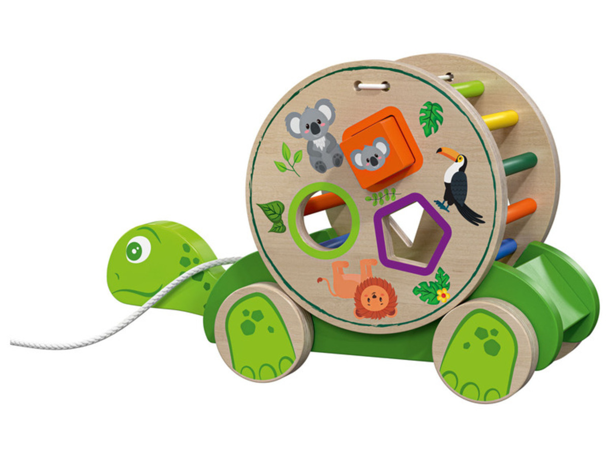 Bild 1 von Playtive Holz Nachziehschildkröte