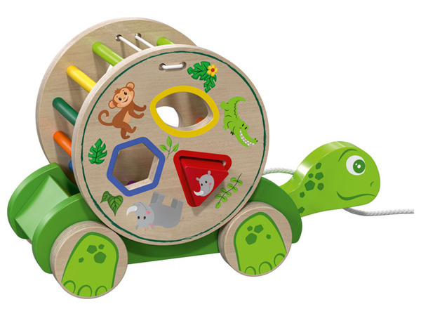 Bild 2 von Playtive Holz Nachziehschildkröte