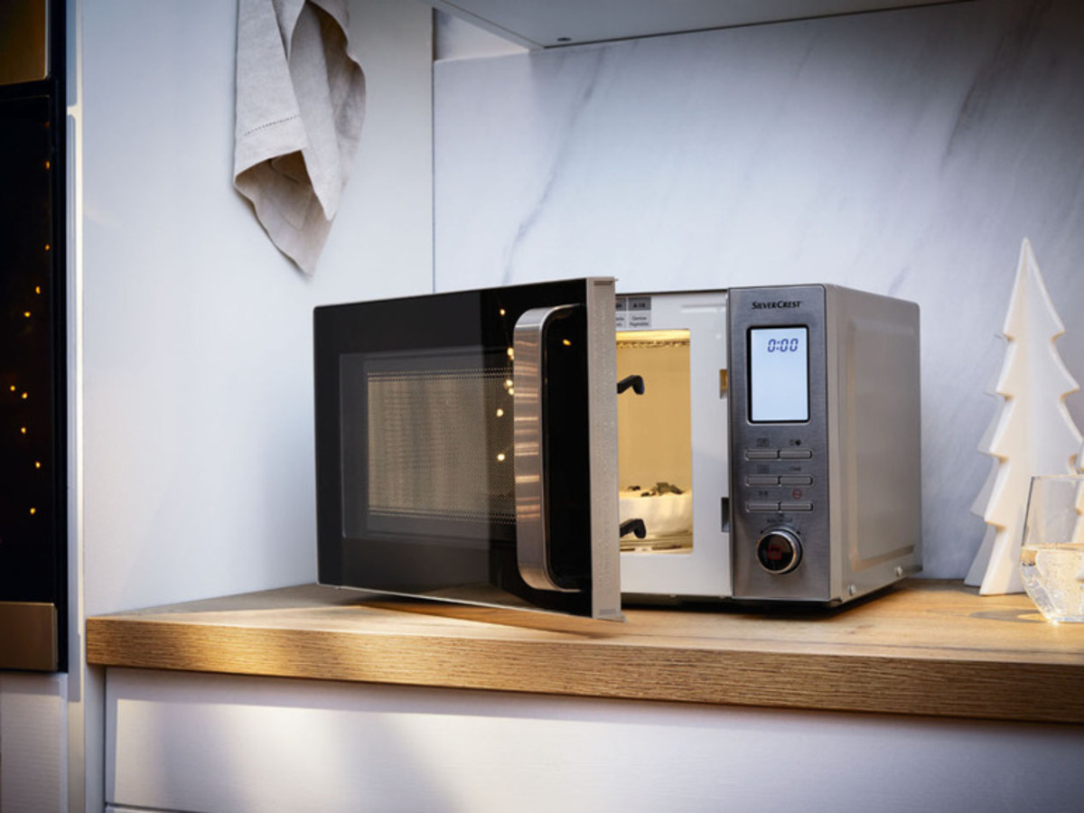 Bild 2 von SILVERCREST Mikrowelle digital »SMW 800 F2 silber«, 1200 W