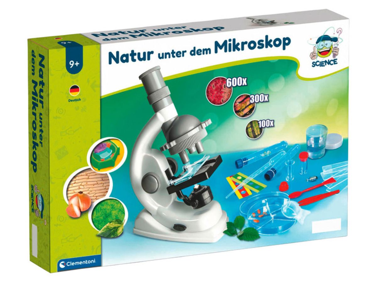 Clementoni ExperimentierkastenSet 4in1 / MikroskopSet von Lidl ansehen!