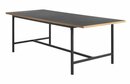 Bild 1 von Esstisch EGUM 90x220 schwarz/eiche