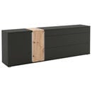 Bild 1 von Livetastic SIDEBOARD Schwarz Eiche Artisan