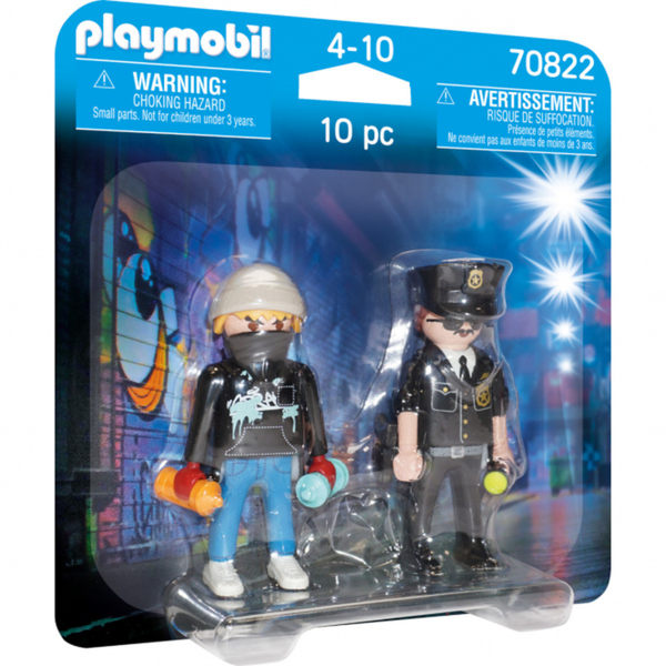 Bild 1 von Playmobil&reg; 70822 - DuoPack Polizist und Sprayer - Playmobil&reg; DuoPack
