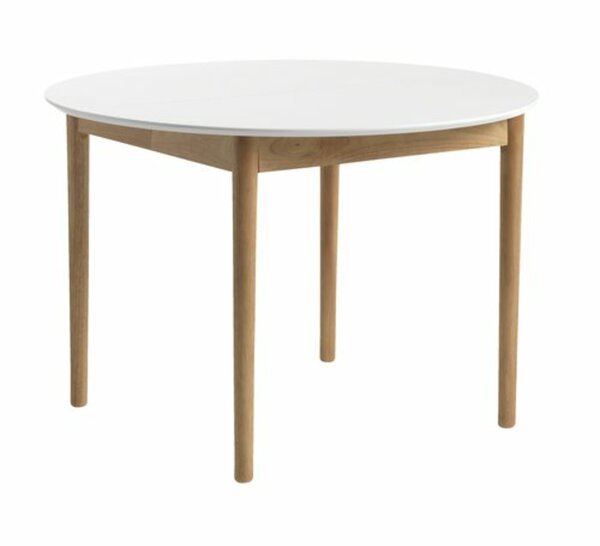 Bild 1 von Esstisch MARSTRAND Ø110/110x200 weiß