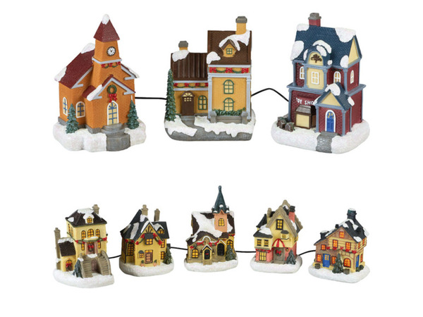 Bild 1 von LIVARNO home Weihnachtsstraße mit Beleuchtung, handbemalt