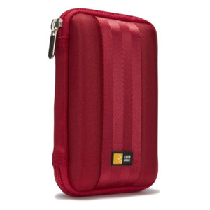 Caselogic Festplattentasche "Portable Harddrive Case" [rot, für externe 2,5 Zoll-Festplatten]