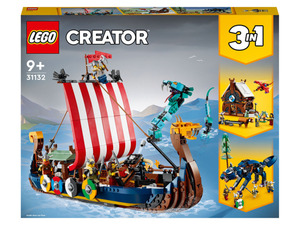 LEGO® Creator 31132 »Wikingerschiff mit Midgardschlange«