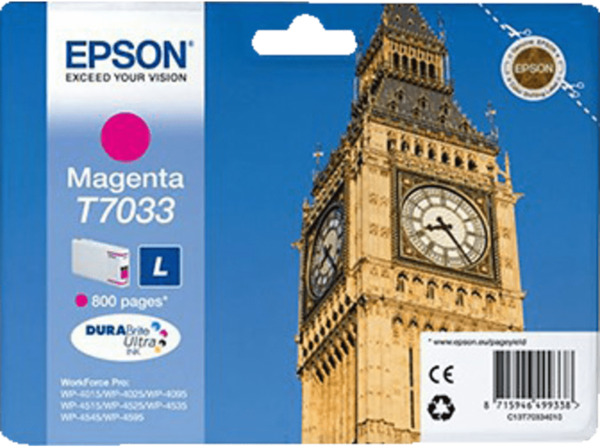 Bild 1 von EPSON Original Tintenpatrone Magenta (C13T70334010)