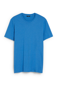 C&A T-Shirt-mit Bio-Baumwolle, Blau, Größe: S