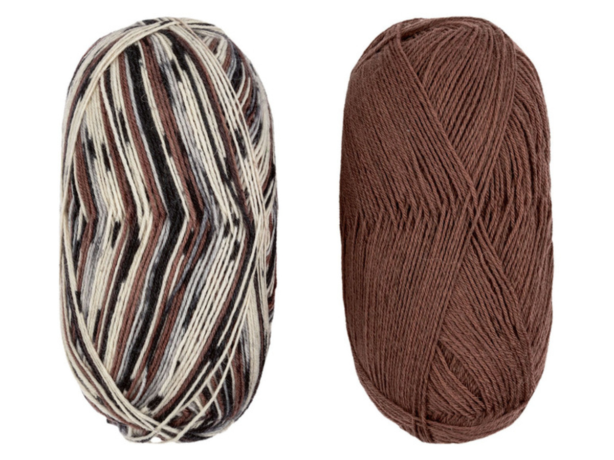 Bild 2 von crelando Klassische Sockenwolle »Anika«, für 2 Paar Socken