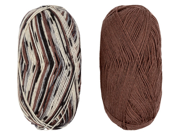 Bild 2 von crelando Klassische Sockenwolle »Anika«, für 2 Paar Socken