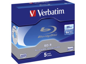 VERBATIM 43715 BD-R Single 6X 25GB Rohling