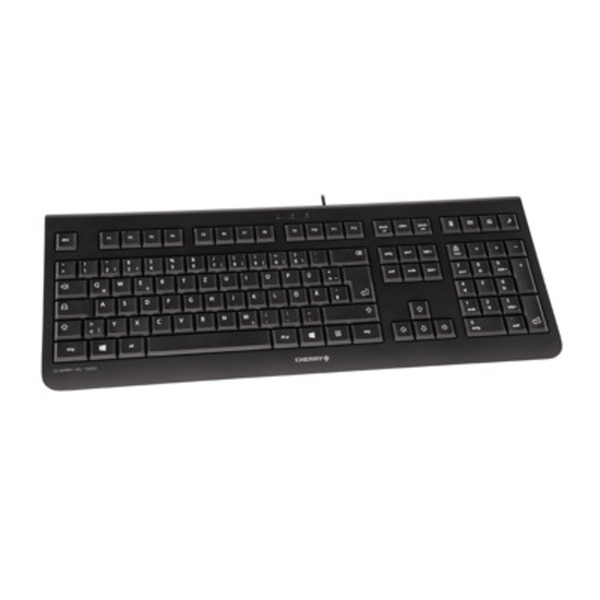 Bild 1 von CHERRY KC 1000 Tastatur Schwarz ultraflach, USB, kabelgebunden, Office Keyboard