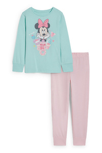 C&A Minnie Maus-Pyjama-2 teilig, Grün, Größe: 92