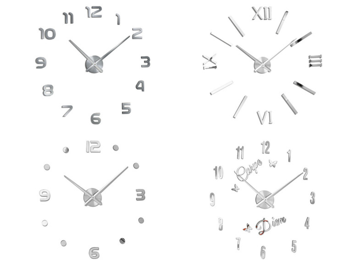 Bild 1 von AURIOL Wanduhr »Do-it-yourself«, Ø 90-120 cm