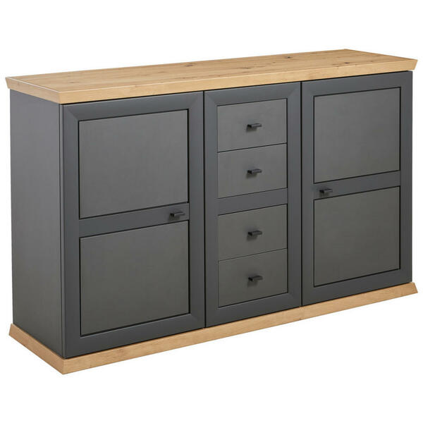 Bild 1 von Hom`in SIDEBOARD Anthrazit Eiche Artisan