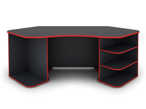 Homexperts Gaming Schreibtisch »Tron«, mit farblich abgesetzten ABS Kanten