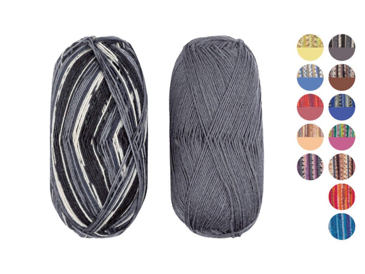 Bild 1 von crelando Klassische Sockenwolle »Anika«, für 2 Paar Socken