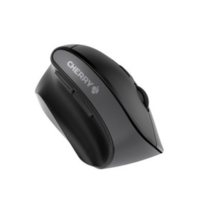 CHERRY MW 4500 LEFT kabellose ergonomische Maus für, schwarz , speziell für Linkshänder