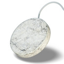 Bild 1 von Einova Wireless Charging Stone, White Marble, 10 Watt schnelles kabelloses Ladepad, aus echtem Naturstein, incl. Netzteil