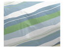 Bild 3 von Primera Perkal Bettwäsche »Streifen Blau-Grün«, aus reiner Baumwolle