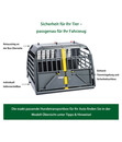Bild 4 von kleinmetall® Hundetransportbox VarioCage Doppelbox L, ca. B99/H65/T76-103 cm