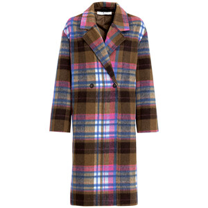 Damen Mantel im Karo-Look