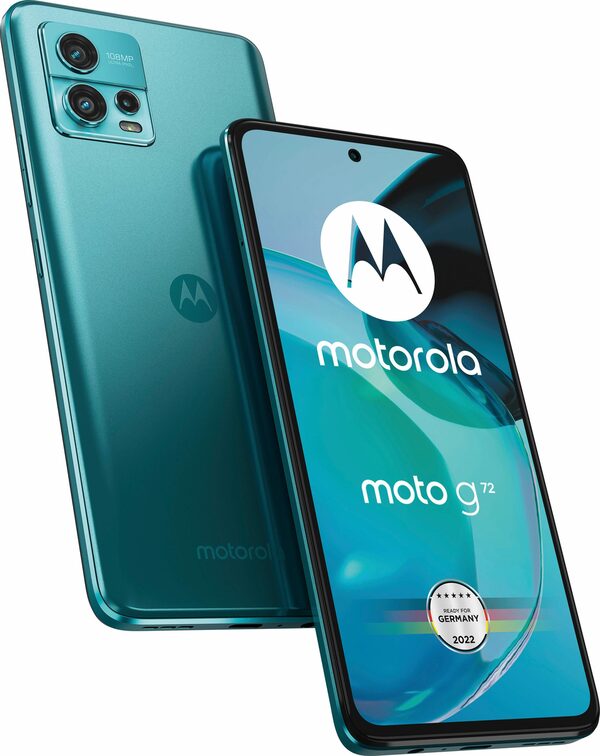 Bild 1 von Motorola g72 Smartphone (16,76 cm/6,6 Zoll, 128 GB Speicherplatz, 108 MP Kamera)