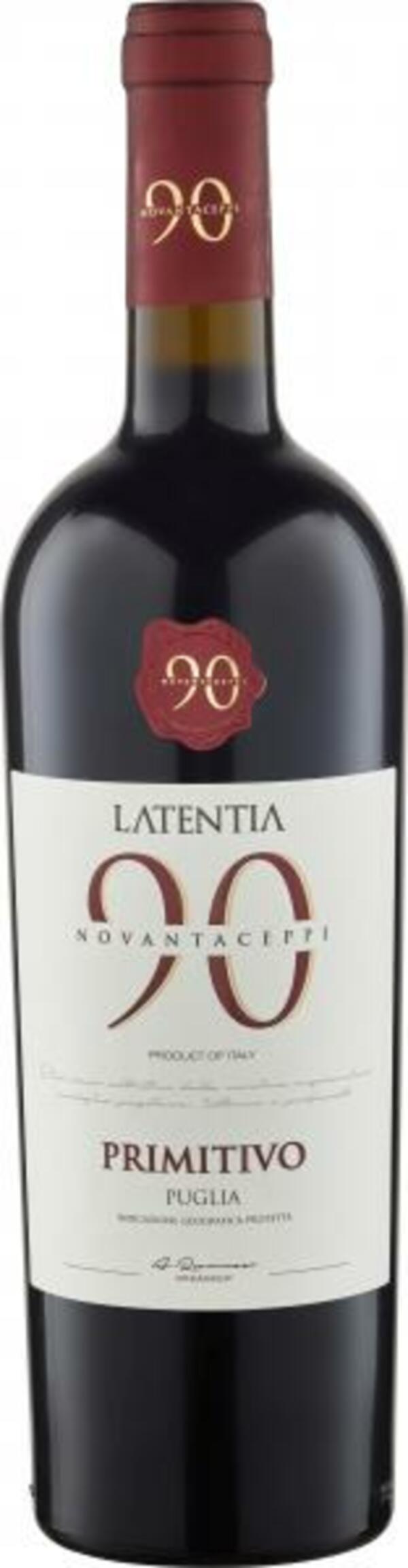 Bild 1 von Novantaceppi Primitivo Puglia Rotwein halbtrocken
