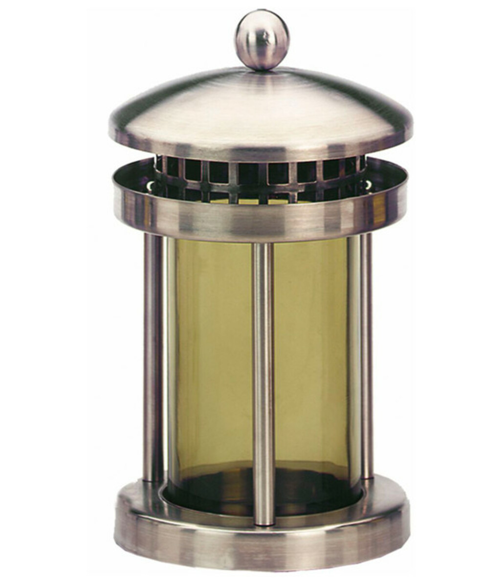 Bild 1 von Moll Grablampe, Edelstahl/Glas, silber, ca. H20 cm