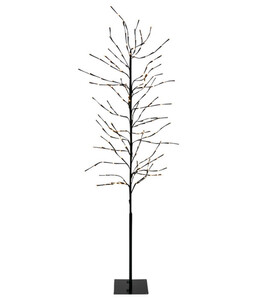 Dehner LED-Weihnachtsbaum, 200 LEDs, kaltweiß/warmweiß, ca. H180 cm