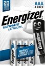 Bild 1 von Energizer »4er Pack Ultimate Lithium Micro (AAA)« Batterie, (4 St)