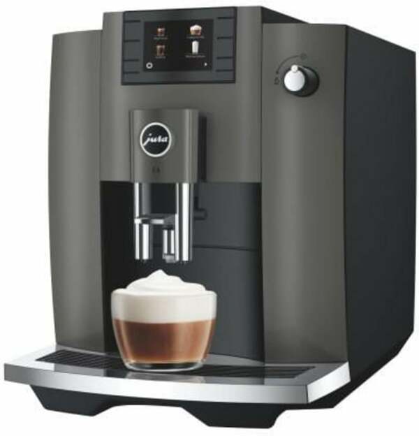 Bild 1 von E6 Kaffeevollautomat 15 bar 1,9 l 280 g AutoClean (Dark Inox (EC)) (Schwarz, Edelstahl)