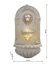 Bild 3 von Ubbink Acqua Arte Polyresin-Wandbrunnen Assoro mit LED-Beleuchtung, ca. H80 cm