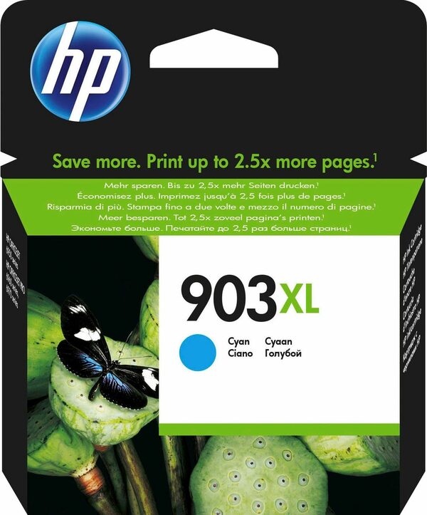 Bild 1 von HP »903XL« Tintenpatrone (original Druckerpatrone 903 cyan XL T6M03AE / Instant Ink)