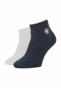 MANGUUN Kurzsocken "Cosy Socks", 2er-Pack, winterliche Stickerei, für Damen