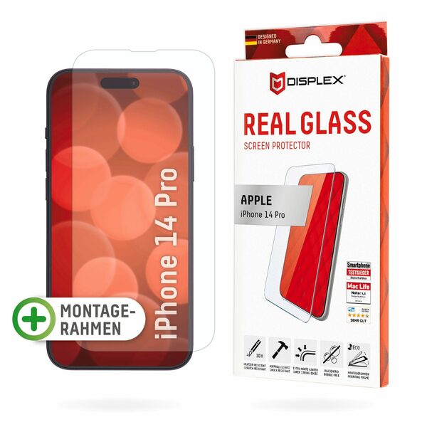 Bild 1 von Displex »Real Glass - iPhone 14 Pro« für iPhone 14 Pro, Displayschutzglas