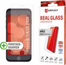 Bild 1 von Displex »DISPLEX Real Glass Panzerglas für Apple iPhone 6/7/8/SE (2020) (4,7), 10H Tempered Glass, mit Montagerahmen, 2D« für Apple iPhone 6 / 7 / 8 / SE 2020, Displayschutzglas