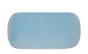 HOME STORY Plüschrolle blau 100% Polyesterfüllung, 300gr. Dekokissen & Decken