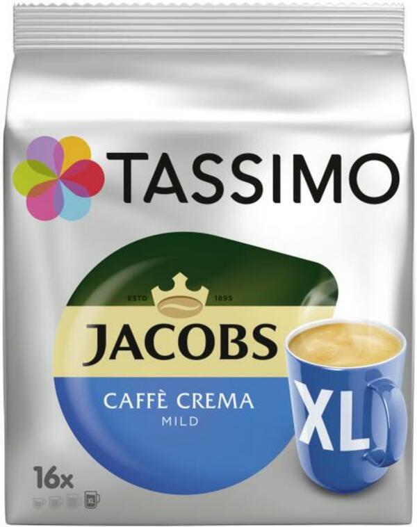 Bild 1 von Tassimo Kapseln Jacobs Caffè Crema mild XL Becher, 16 Kapseln