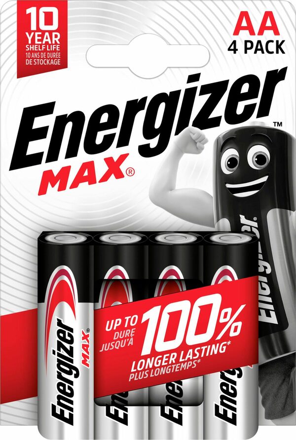 Bild 1 von Energizer »4er Pack Max Mignon (AA)« Batterie, (4 St)