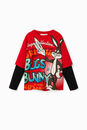 Bild 1 von Shirt doppelte Ärmel Bugs Bunny