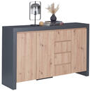 Bild 1 von Carryhome SIDEBOARD Anthrazit Eiche Artisan