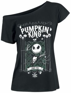 The Nightmare Before Christmas Jack Skellington - Pumpkin King T-Shirt schwarz