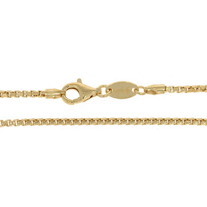Engelsrufer Venezianer-Kette gelbvergoldet 90 cm ERNV-90-2G, Halsketten in Größe CM