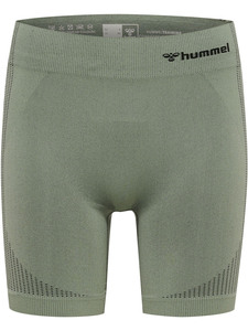 Hummel hmlSHAPING SEAMLESS MW SHORTS, Sport-Shorts in Größe XS. Farbe: Lily pad